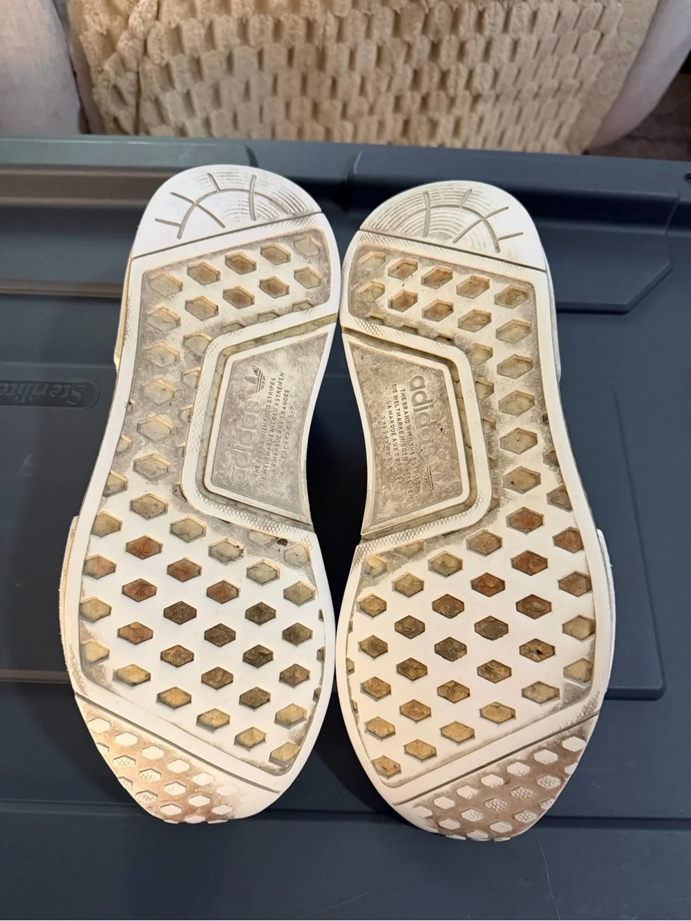 Adidas NMD_R1 Primeknit (Oreo / Glitch Camo) BY1911 Men’s Size 10.5 (2017)